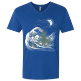 T-Shirts Royal / X-Small Wave Of R'lyeh Men's Premium V-Neck