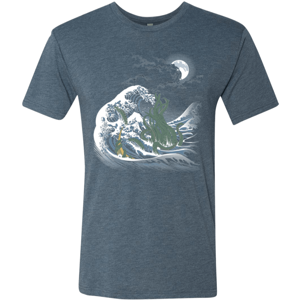 T-Shirts Indigo / Small Wave Of R'lyeh Men's Triblend T-Shirt