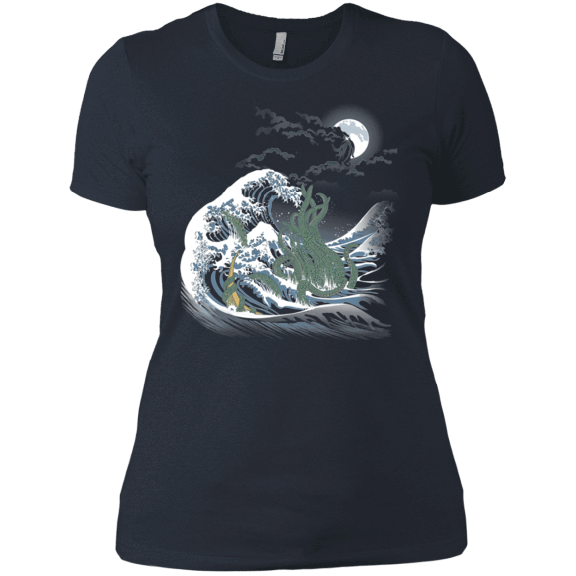 T-Shirts Indigo / X-Small Wave Of R'lyeh Women's Premium T-Shirt