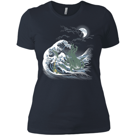 T-Shirts Indigo / X-Small Wave Of R'lyeh Women's Premium T-Shirt
