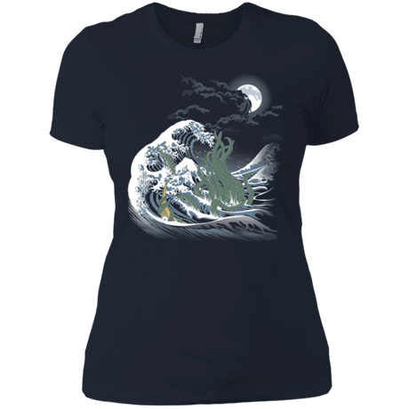 T-Shirts Midnight Navy / X-Small Wave Of R'lyeh Women's Premium T-Shirt