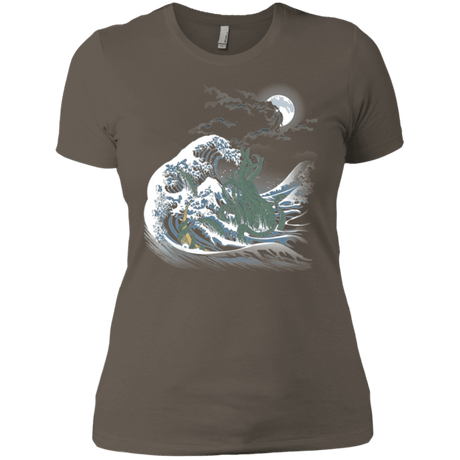 T-Shirts Warm Grey / X-Small Wave Of R'lyeh Women's Premium T-Shirt