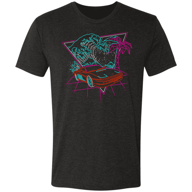 T-Shirts Vintage Black / S Wave Of The 80s Men's Triblend T-Shirt