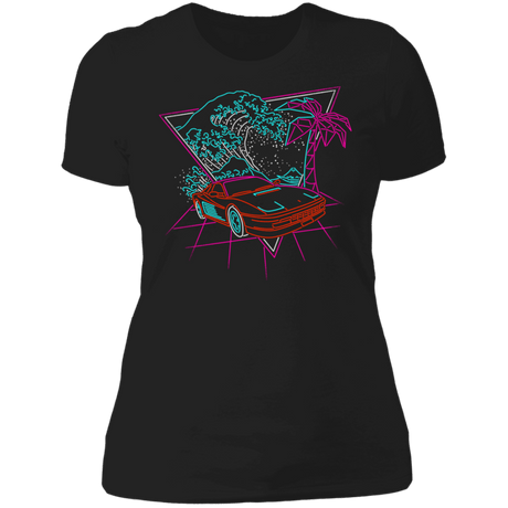 T-Shirts Black / X-Small Wave Of The 80s Women's Premium T-Shirt