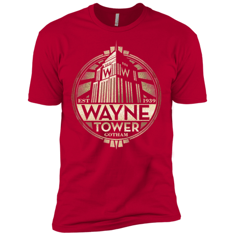 T-Shirts Red / X-Small Wayne Tower Men's Premium T-Shirt