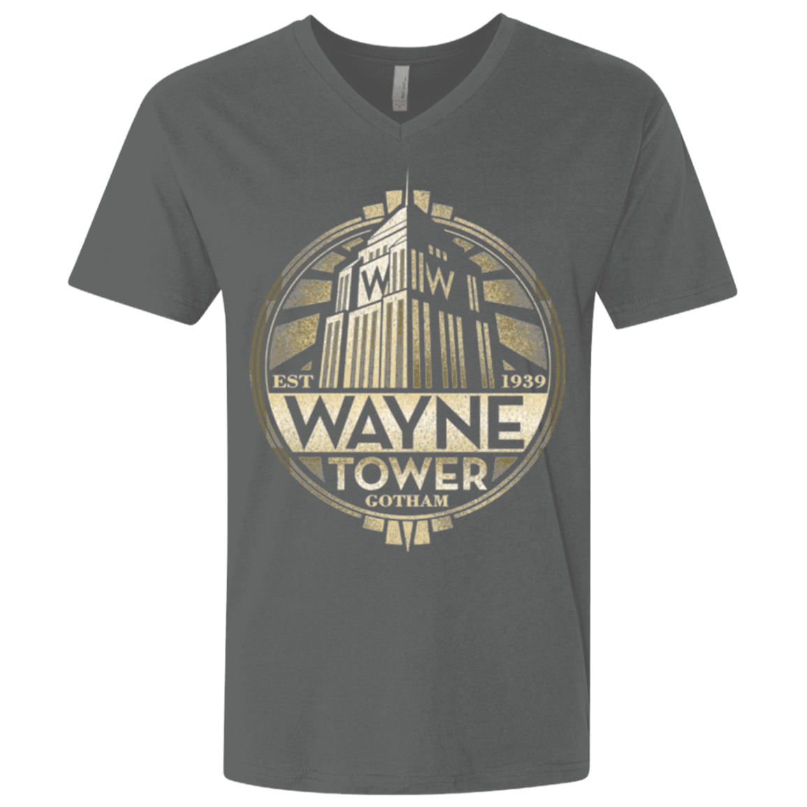 T-Shirts Heavy Metal / X-Small Wayne Tower Men's Premium V-Neck