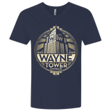 T-Shirts Midnight Navy / X-Small Wayne Tower Men's Premium V-Neck