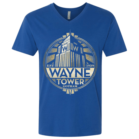 T-Shirts Royal / X-Small Wayne Tower Men's Premium V-Neck