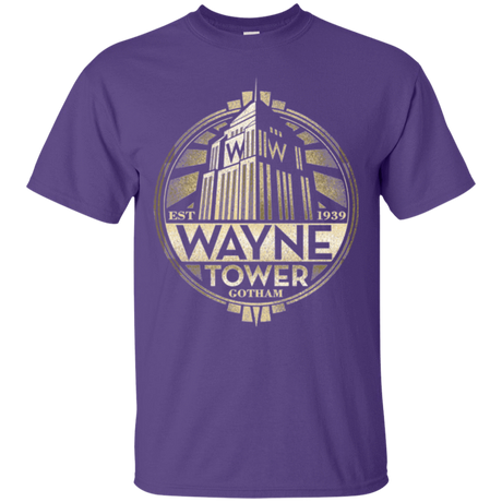 T-Shirts Purple / Small Wayne Tower T-Shirt