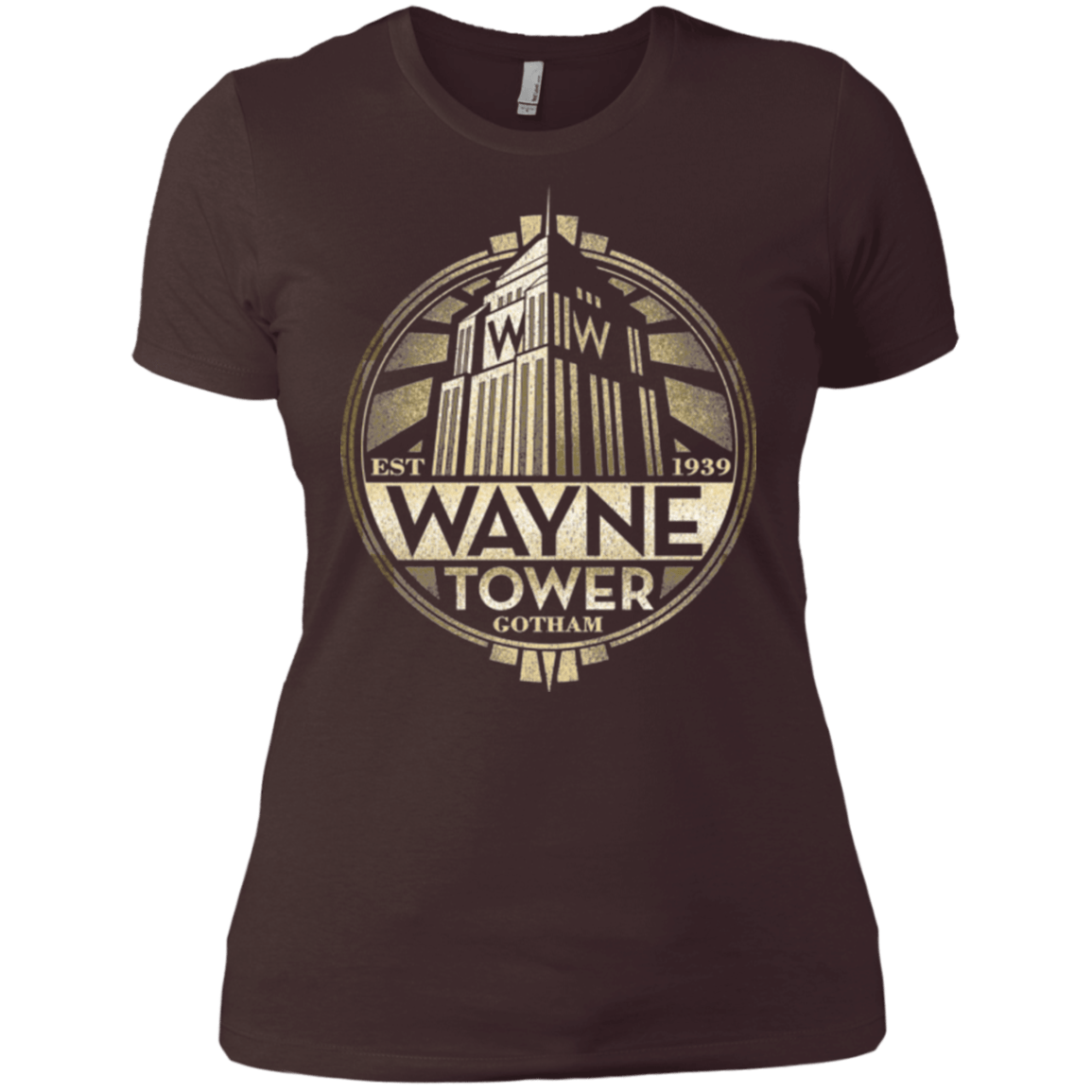T-Shirts Dark Chocolate / X-Small Wayne Tower Women's Premium T-Shirt