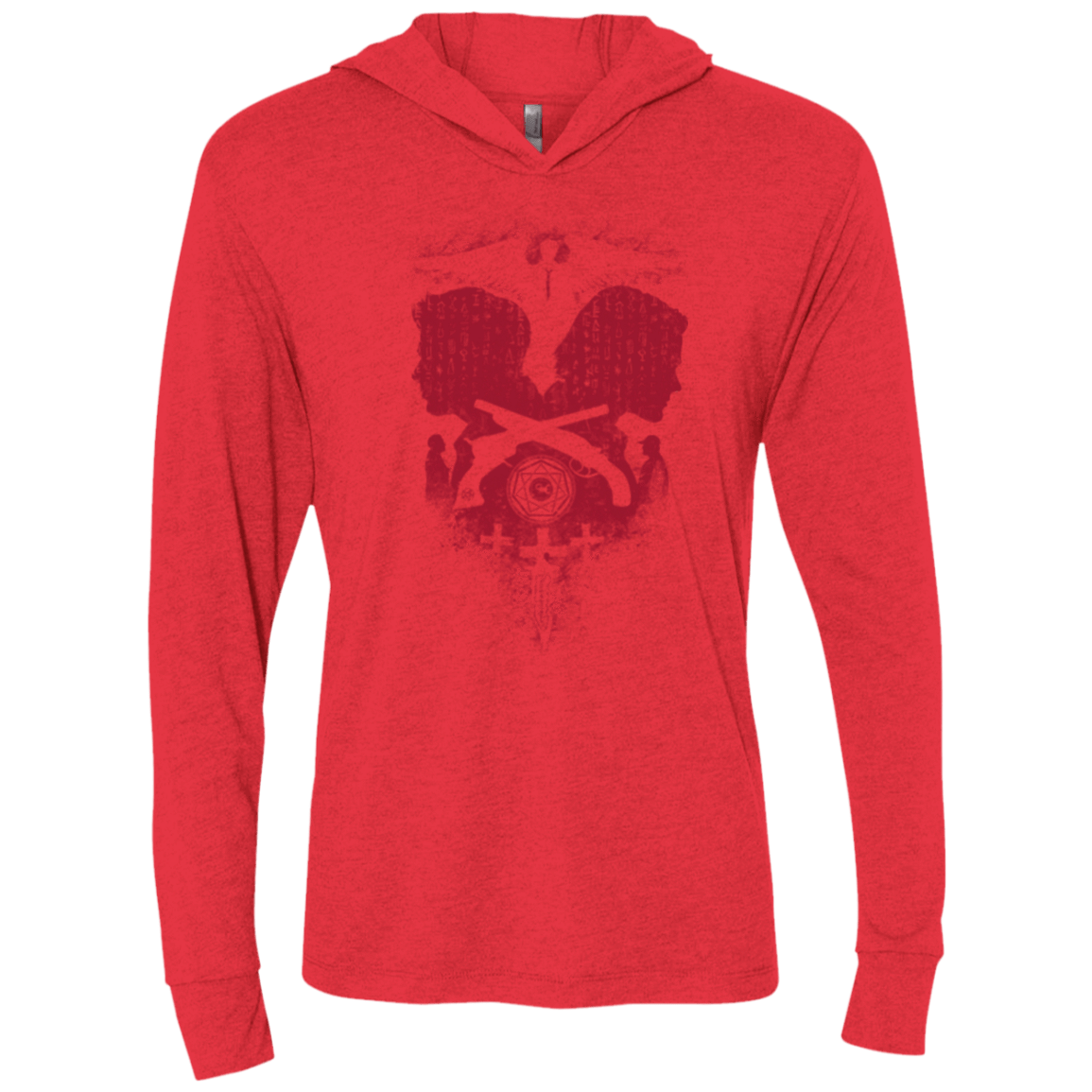 T-Shirts Vintage Red / X-Small Wayward sons Triblend Long Sleeve Hoodie Tee