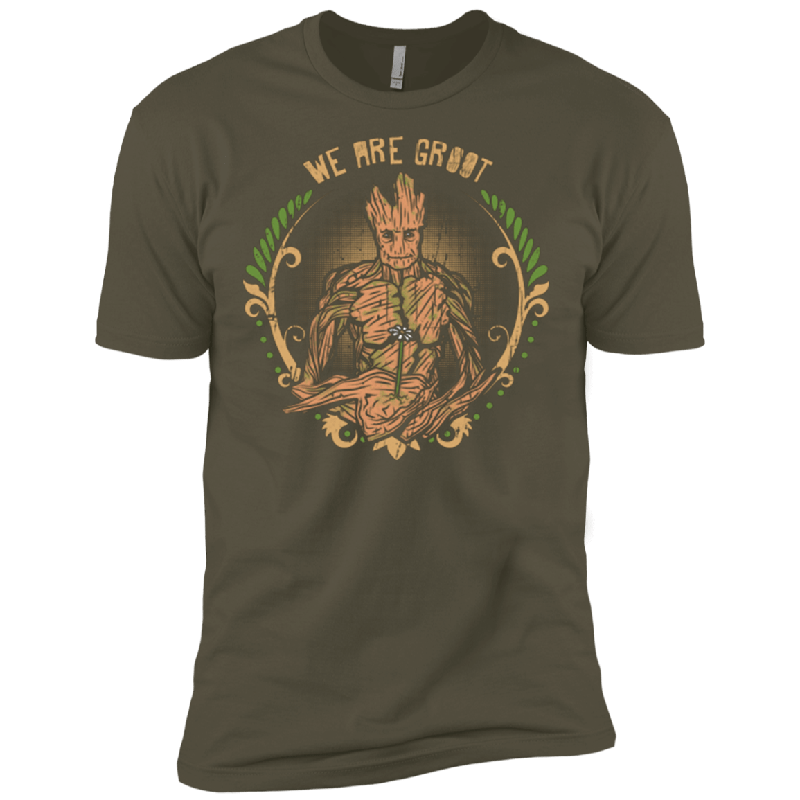 T-Shirts Military Green / X-Small We are Groot Men's Premium T-Shirt