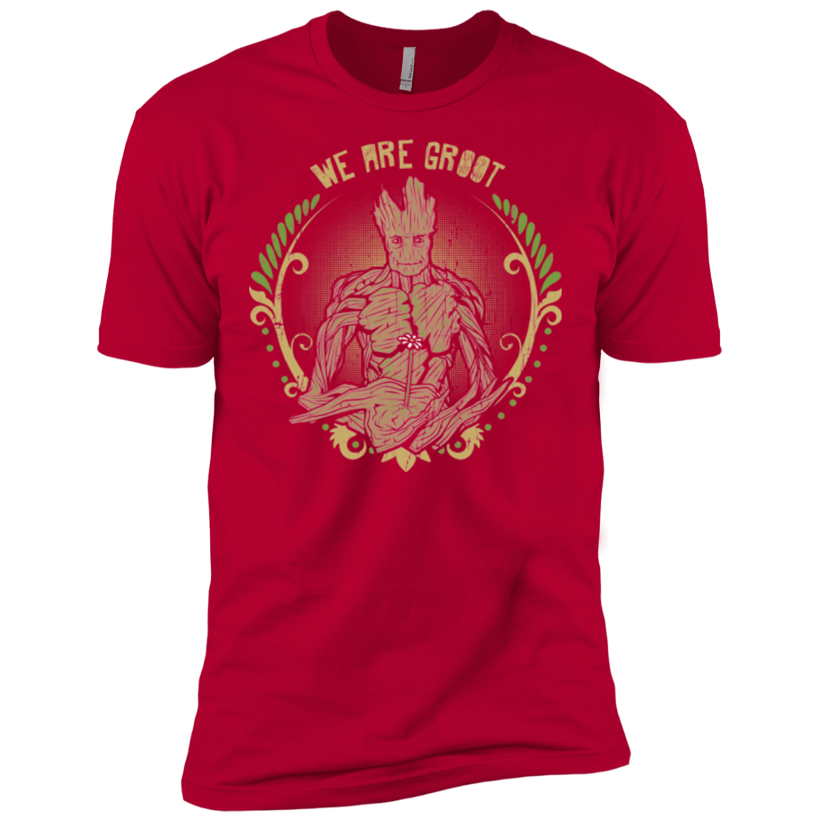 T-Shirts Red / X-Small We are Groot Men's Premium T-Shirt