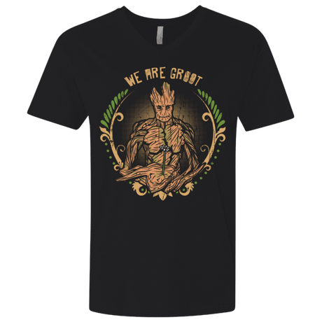 T-Shirts Black / X-Small We are Groot Men's Premium V-Neck