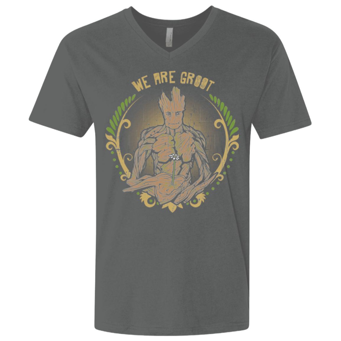 T-Shirts Heavy Metal / X-Small We are Groot Men's Premium V-Neck