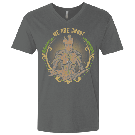 T-Shirts Heavy Metal / X-Small We are Groot Men's Premium V-Neck