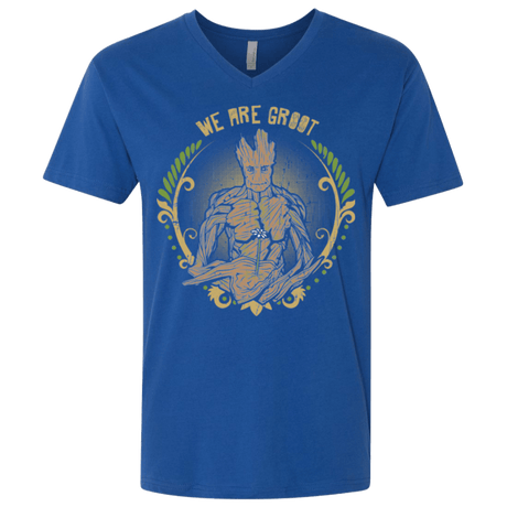 T-Shirts Royal / X-Small We are Groot Men's Premium V-Neck