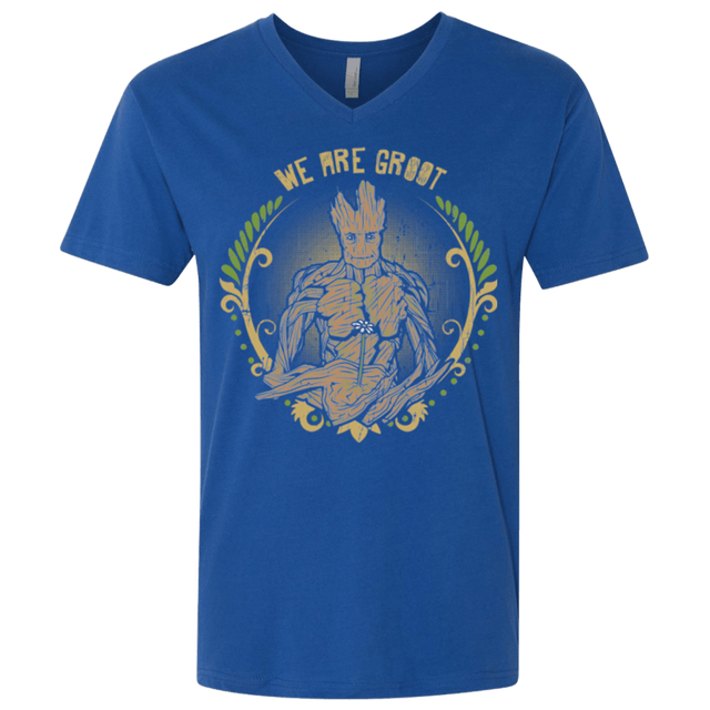 T-Shirts Royal / X-Small We are Groot Men's Premium V-Neck