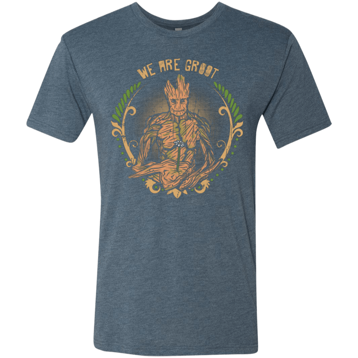 T-Shirts Indigo / Small We are Groot Men's Triblend T-Shirt