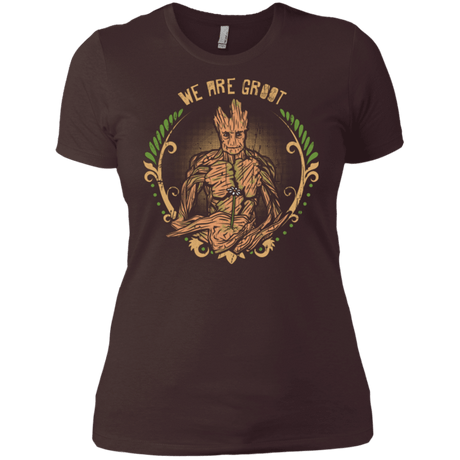 T-Shirts Dark Chocolate / X-Small We are Groot Women's Premium T-Shirt