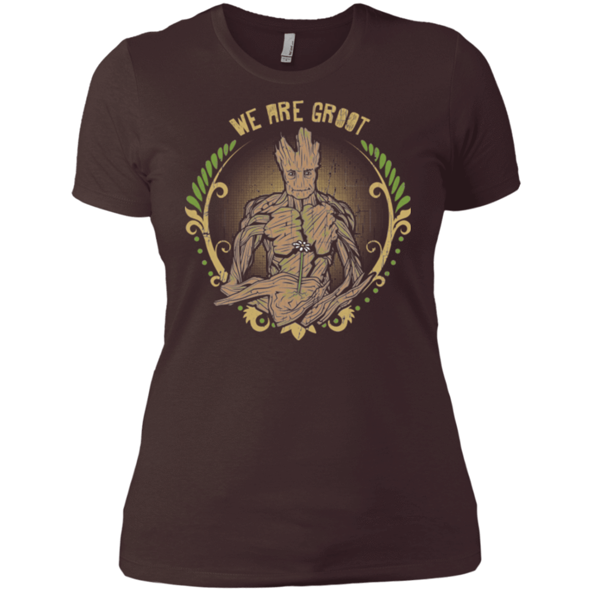 T-Shirts Dark Chocolate / X-Small We are Groot Women's Premium T-Shirt