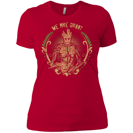 T-Shirts Red / X-Small We are Groot Women's Premium T-Shirt