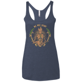 T-Shirts Vintage Navy / X-Small We are Groot Women's Triblend Racerback Tank