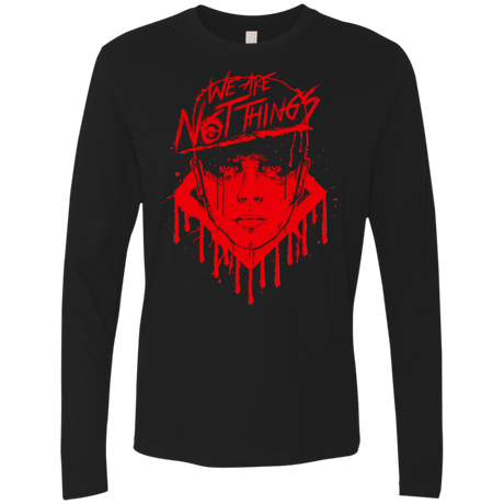 T-Shirts Black / Small We Are Not Things Men's Premium Long Sleeve