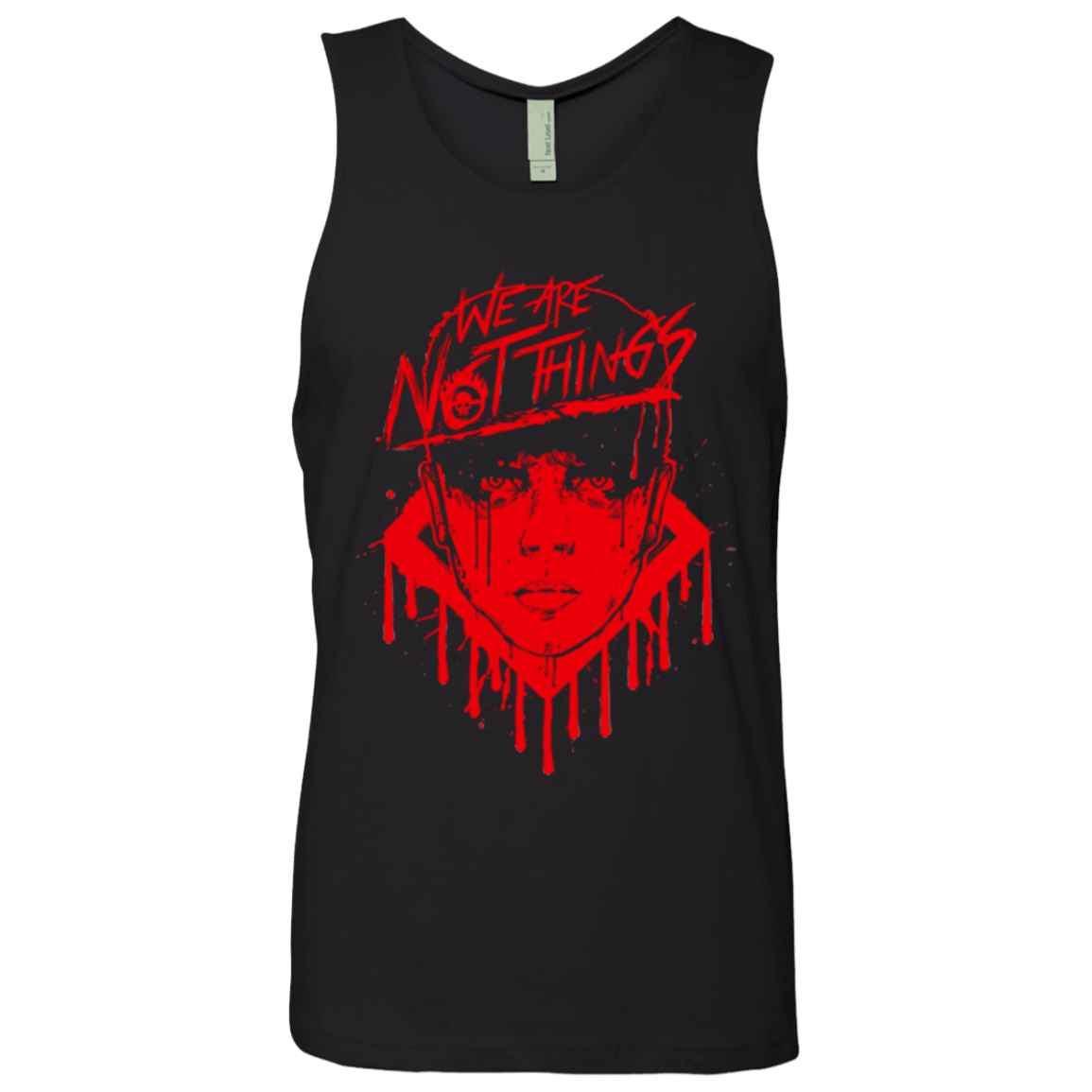 T-Shirts Black / Small We Are Not Things Men's Premium Tank Top