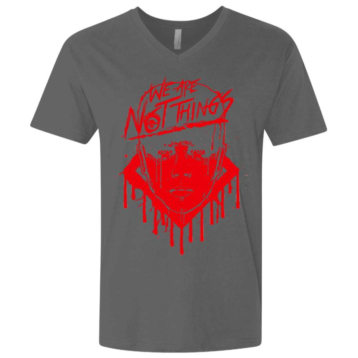 T-Shirts Heavy Metal / X-Small We Are Not Things Men's Premium V-Neck