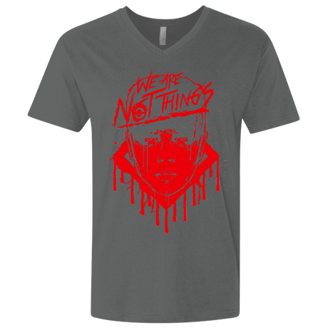 T-Shirts Heavy Metal / X-Small We Are Not Things Men's Premium V-Neck