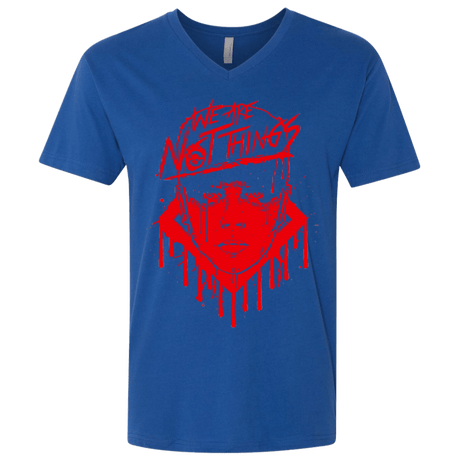T-Shirts Royal / X-Small We Are Not Things Men's Premium V-Neck
