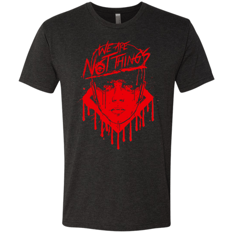 T-Shirts Vintage Black / Small We Are Not Things Men's Triblend T-Shirt