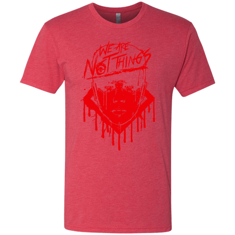 T-Shirts Vintage Red / Small We Are Not Things Men's Triblend T-Shirt