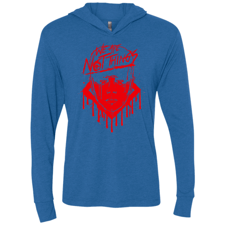 T-Shirts Vintage Royal / X-Small We Are Not Things Triblend Long Sleeve Hoodie Tee