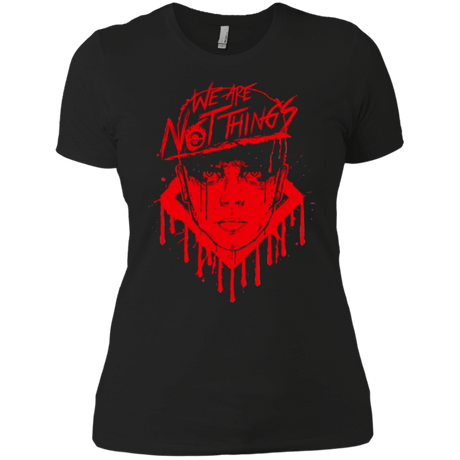 T-Shirts Black / X-Small We Are Not Things Women's Premium T-Shirt