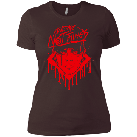 T-Shirts Dark Chocolate / X-Small We Are Not Things Women's Premium T-Shirt