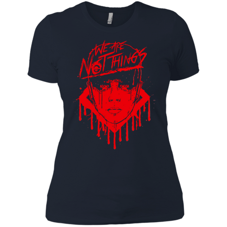 T-Shirts Midnight Navy / X-Small We Are Not Things Women's Premium T-Shirt