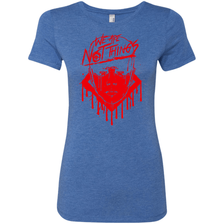 T-Shirts Vintage Royal / Small We Are Not Things Women's Triblend T-Shirt