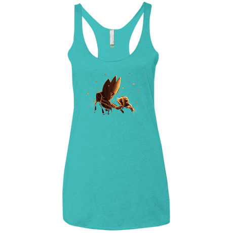 T-Shirts Tahiti Blue / X-Small We are Women's Triblend Racerback Tank
