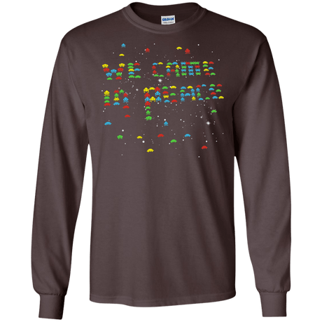 T-Shirts Dark Chocolate / S We came in peace Men's Long Sleeve T-Shirt