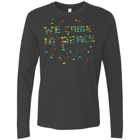 T-Shirts Heavy Metal / S We came in peace Men's Premium Long Sleeve