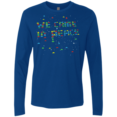 T-Shirts Royal / S We came in peace Men's Premium Long Sleeve