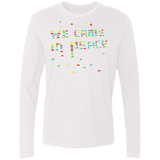 T-Shirts White / S We came in peace Men's Premium Long Sleeve