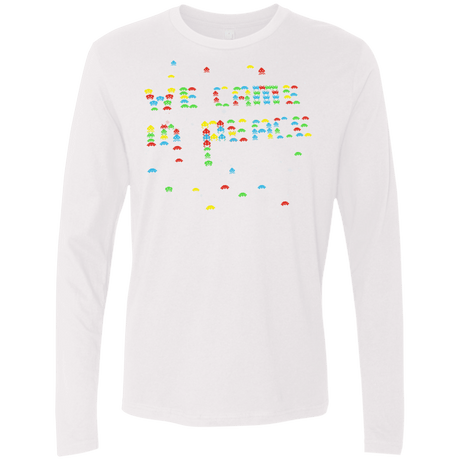 T-Shirts White / S We came in peace Men's Premium Long Sleeve