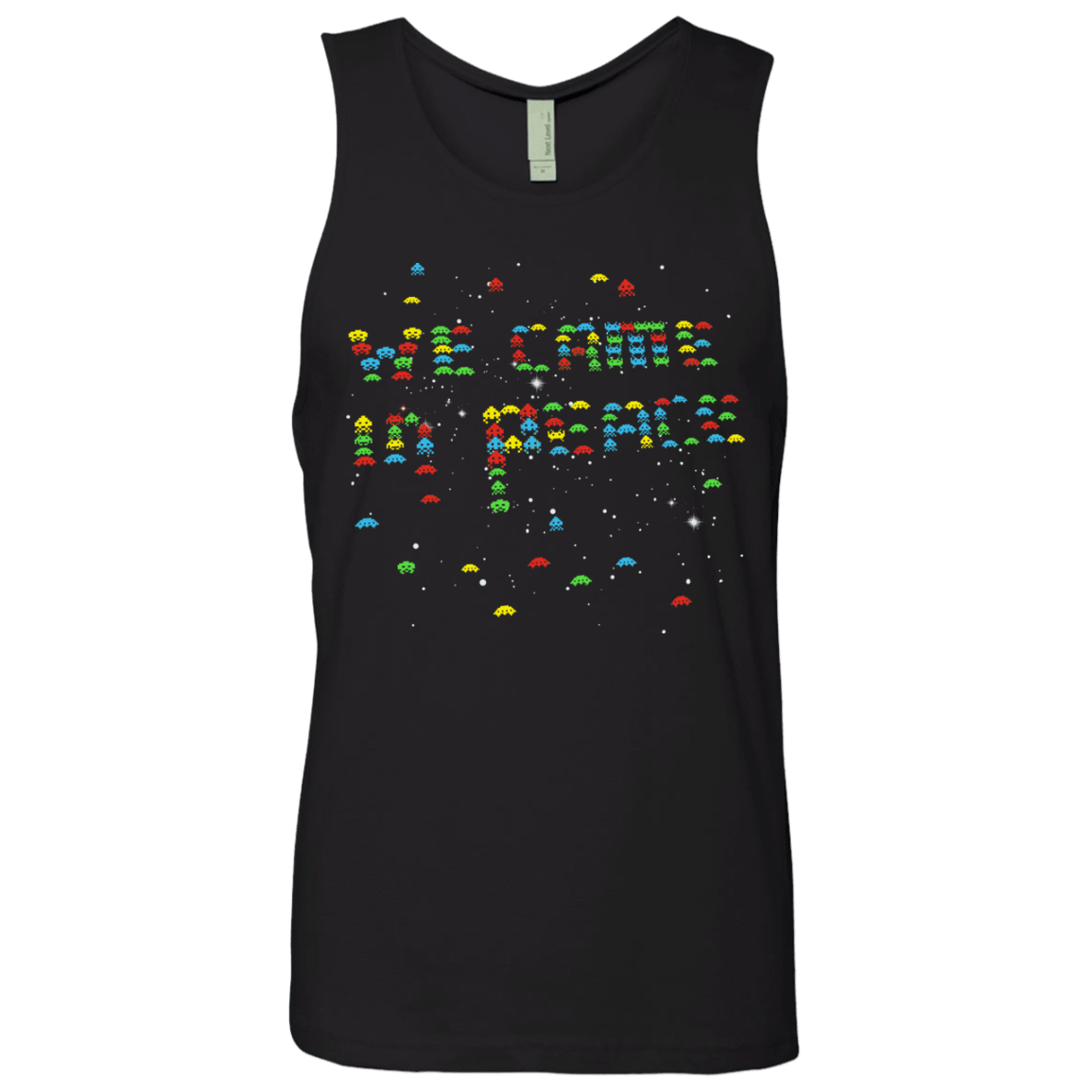 T-Shirts Black / S We came in peace Men's Premium Tank Top