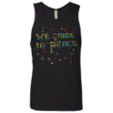 T-Shirts Black / S We came in peace Men's Premium Tank Top