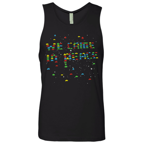 T-Shirts Black / S We came in peace Men's Premium Tank Top