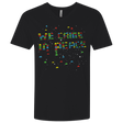 T-Shirts Black / X-Small We came in peace Men's Premium V-Neck