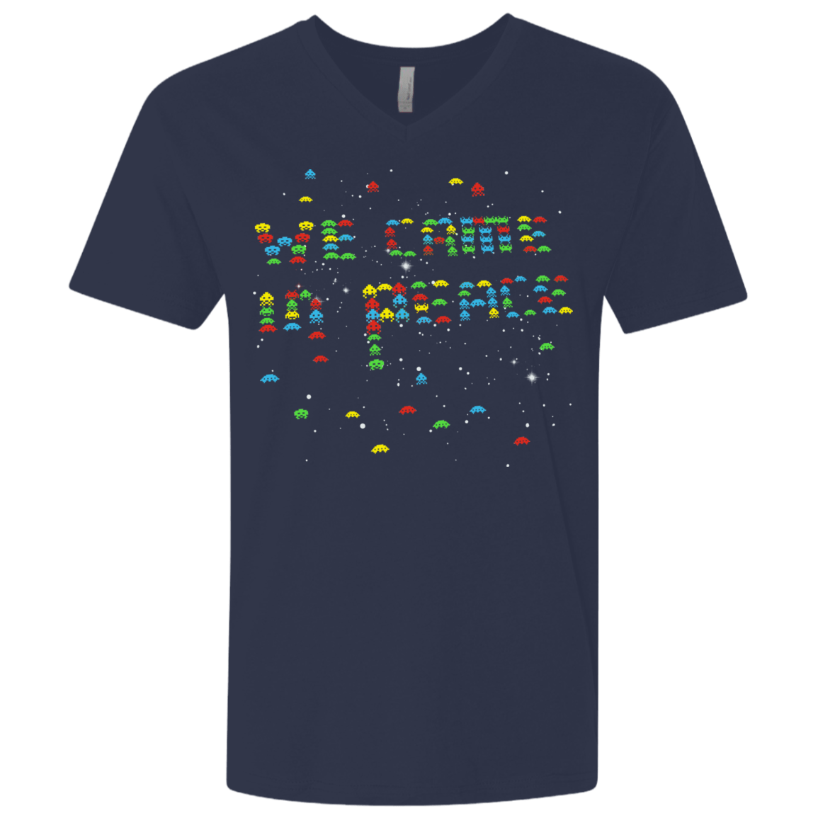 We came in peace Men's Premium V-Neck